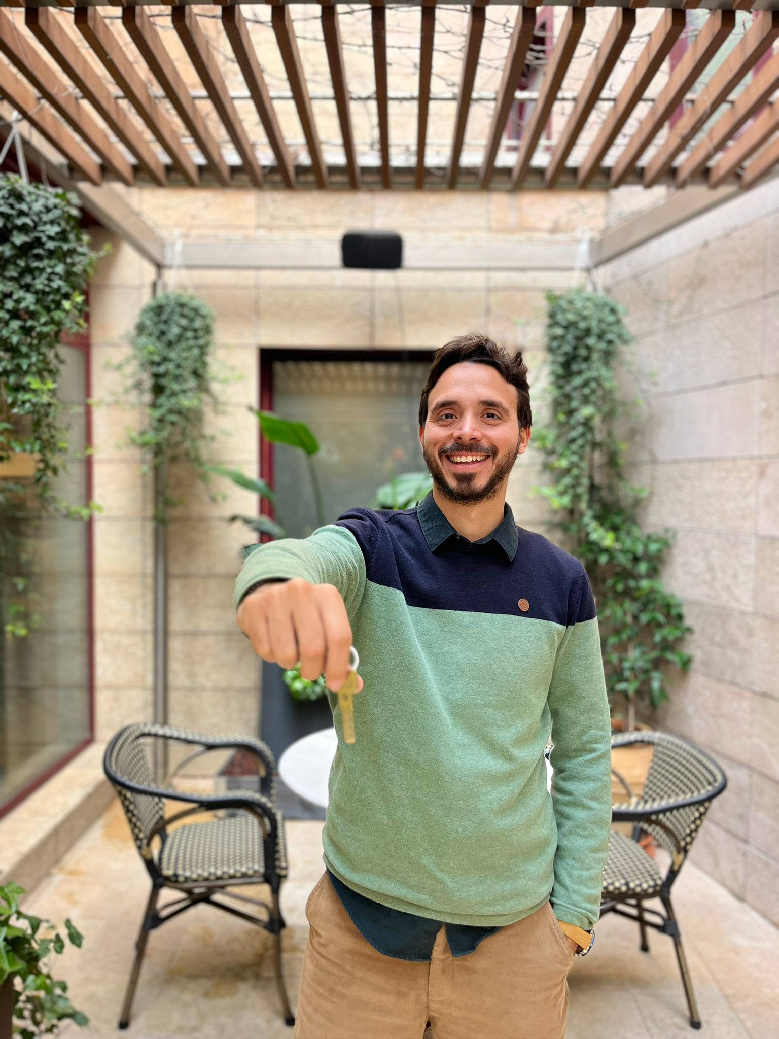 Jesús Ramírez Couput — entrega de llaves en Barcelona